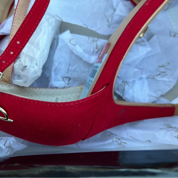 ✨NEW✨Vanessa Red Ankle Strap Heels - Picture 9 of 11